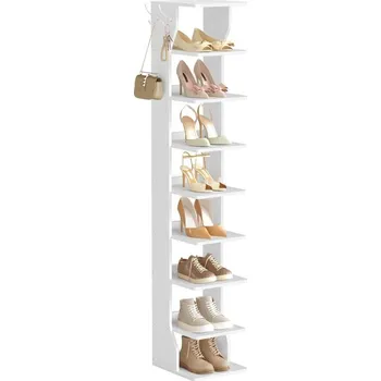 Botník Vasagle Dřevotříska Bílá