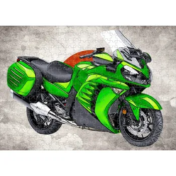 Puzzle puzzle s motorkou Kawasaki CONCOURS 120 dílků