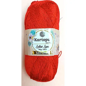 Příze Kartopu příze Lotus Lux červená K165