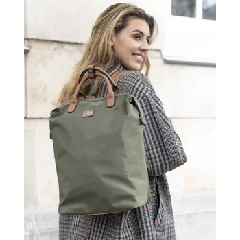Městský batoh Charm London batoh BUCKINGHAM 40x28x13 cm, olive, 15 litrů