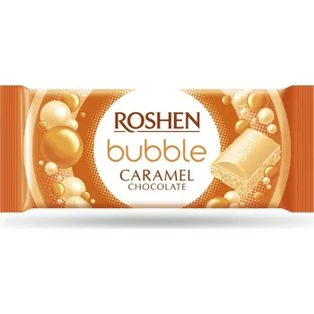 Čokoláda Roshen Bubble Caramel 80g (Kartonové balení : 20 ks)