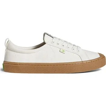 Dámské tenisky Dámské volnočasové boty Cariuma OCA Low Gum Off-White Canvas Sneaker