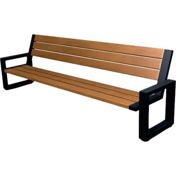 Zahradní lavice MEVA-TEC Lavička s opěradlem OSLO