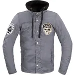 Pánská bunda W-TEC Black Heart Garage Built Jacket - tmavě šedá Barva: šedá, Velikost: 4XL