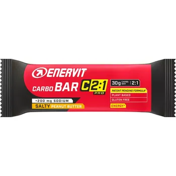 ENERVIT Carbo Bar C2:1 + sodík, tyčinka, sl. arašíd. máslo