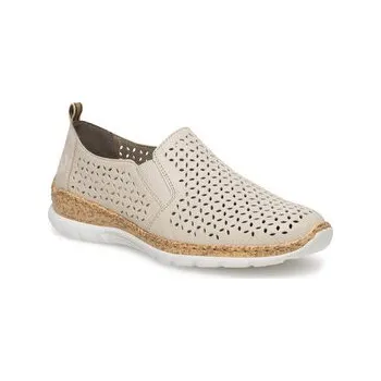 Dámské polobotky Polobotky Rieker N4251-60 Béžová 38