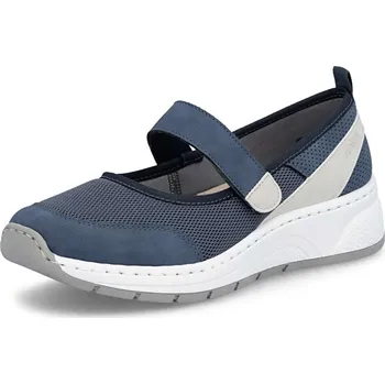 Dámské baleríny Dámské baleríny RIEKER N6554-12 modrá S6 40