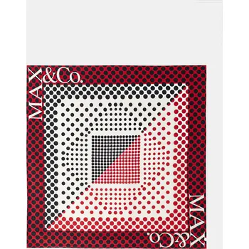 Šátek Hedvábný šátek MAX&Co. MCABATTISTA 2616541016200 červená 33X, vel. ONE SIZE