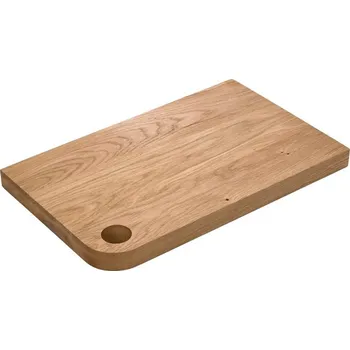 Kuchyňské prkénko Verlo Deska dubová s otvorem 380 × 235 × 25 mm| TOM, V-11635