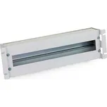 19' jističová lišta 3U s krytem, DIN, šedá