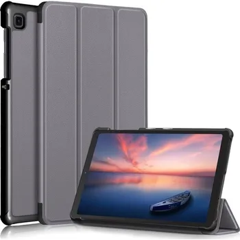 Pouzdro na tablet Polohovatelné PU kožené pouzdro na tablet Samsung Galaxy Tab A7 Lite T220/T225 8.7 - šedé