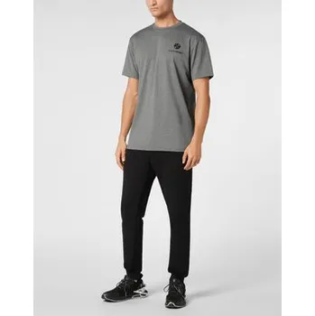 Pánské tričko Plein Sport T-Shirt 14133 Černá Regular Fit 5XL