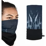 Oxford Snug Flame multifunkční šátek s fleecem, šedé plameny