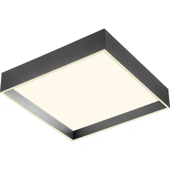 Redo Stropní LED svítidlo HOVER, 40W, 42x42 cm, CCT 2700-3000K, RF Control Barva: Černá