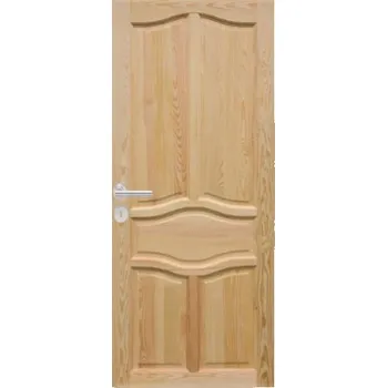 Interiérové dveře ArchoD Dřevěné dveře dýhované z borovice Delta DL-1 70L/197 BB