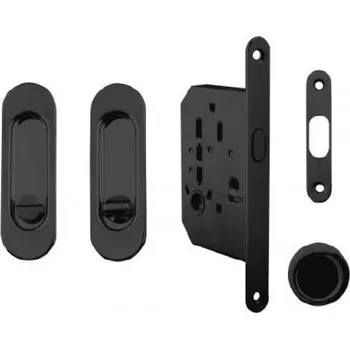 VPD Set na posuvné dveře 3665 oválný - WC Černý