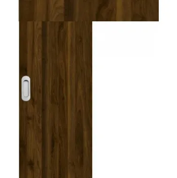 Interiérové dveře Archo Posuvné dveře na stěnu skladem Plné hladké Ořech nussbaum