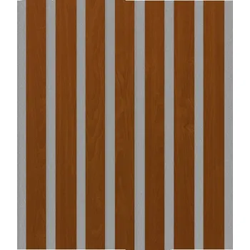 akustický panel Archo Akustický panel Design line Folie Olše na šedém filcu 2600 x 400 x 21 mm