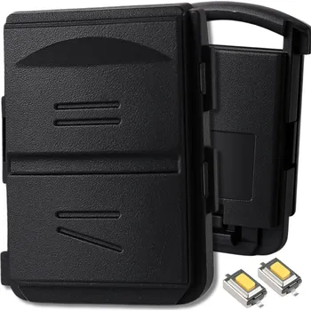 Camerazar Pouzdro dálkového ovladače s klíčem 2 tlačítka pro Opel Corsa C Combo Meriva