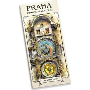Cukrovinka Čokoláda Praha mléčná 32% 100g Orloj (Kartonové balení : 10 ks)