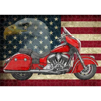 Puzzle puzzle s motorkou Indian 120 dílků