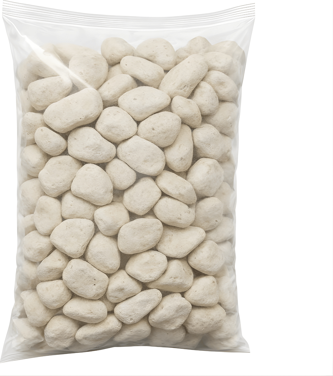 Travertinové okrasné valouny 30-60mm