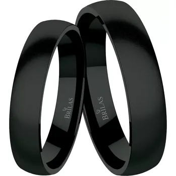 Prsten Undine Black Titan - snubní prsteny z titanu