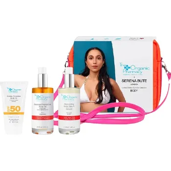 Kosmetická sada The Organic Pharmacy x Serena Bute sada pro tělo oranžová