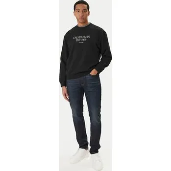 Pánská mikina Calvin Klein Jeans Mikina Nyc Graphic LV04RF233G Černá Regular Fit L