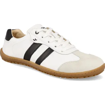 Dámské tenisky Barefoot dámské tenisky Koel - Ila Napa Suede bílé/černé proužky Velikost: 37