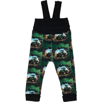 Tepláčky s traky - Traktory zelené Velikost: 104