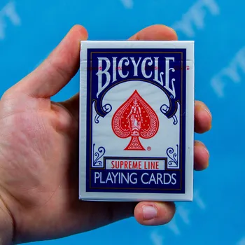 Poker Bicycle Supreme Line je vylepšená verze hracích karet Barva: Modrá
