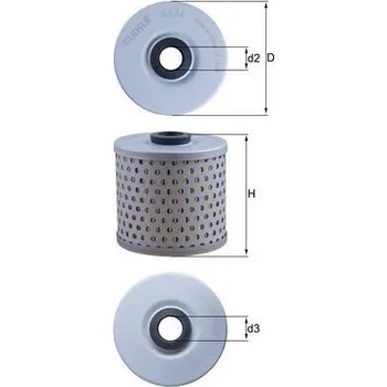 Palivový filtr Palivový filtr KNECHT KX 34