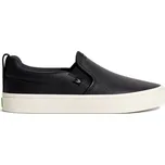 Pánské volnočasové boty Cariuma SLIP-ON Black Premium Leather Sneaker