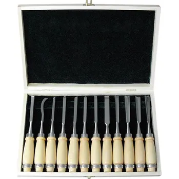 Dláto Extool Dláta řezbářská sada 12 kusů