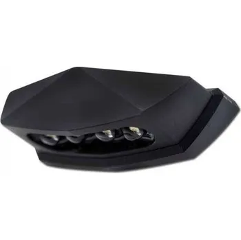 Osvětlení SPZ HSM LED osvětlení SPZ Diamond, černé, vzdálenost šroubů 30 mm