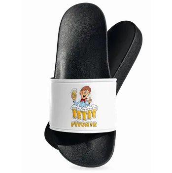 Pánské pantofle Bastard Pivonýr a pivonýrka pantofle White