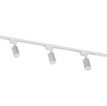 Bodové svítidlo Bodová světla na liště SET 3x GU10 1 m bílá Zuma Line Tube 3553