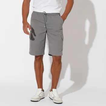 Dámské kraťasy Cargo bermudy s kapsami šedá 40/42