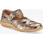 Kožené polobotky bronzová 37