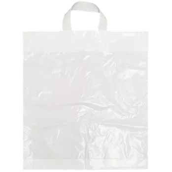 Dárková taška taška PE 45 x 40 s uchy bílá