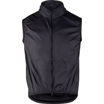 Cyklistická bunda vesta FORCE WIND, light, síťovaná záda, černá XS