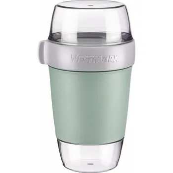 Dóza na potraviny Westmark Třídílná dóza na jídlo, 1150 ml, mátově, L, zelená