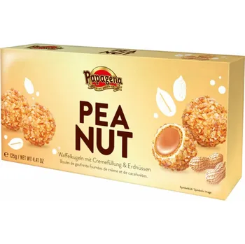 Papagena PeaNut 125g Arašídová cena za kartonové balení (Kartonové balení : 18 ks)
