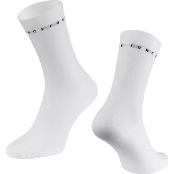 Pánské ponožky ponožky FORCE SNAP SPORT, bílé S-M/36-41