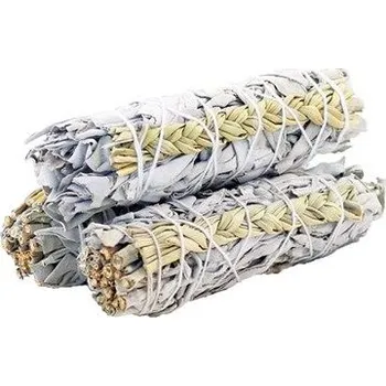 Green Tree Svazek pro vykuřování Šalvěj bílá & Sladká tráva, 10 cm, 1 ks