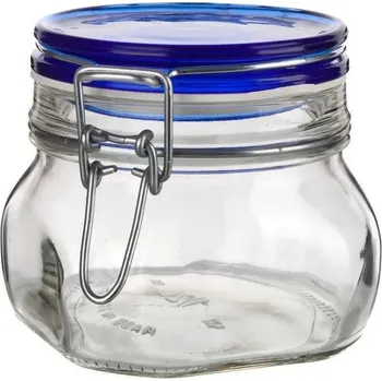 Dóza na potraviny Dóza hermetická 500ml skl. s patentním uzávěrem FIDO Blue