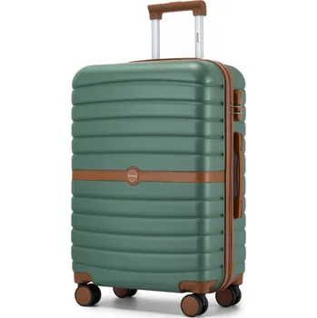 Kono 2592 Kufr spinner 66.5cm Zelená ABS/Polykarbonát