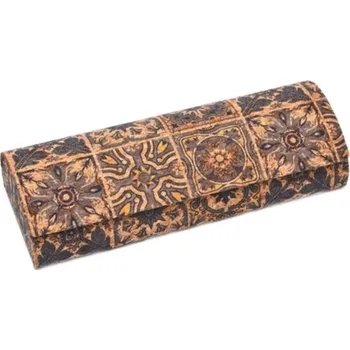 Brýlová obroučka Korkové pouzdro na brýle - Modré dlaždice