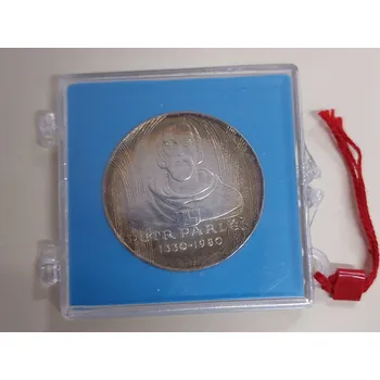 Československo – 100 Kčs 1980, 650. výročí narození Petra Parléře Bk zabalena jako Proof